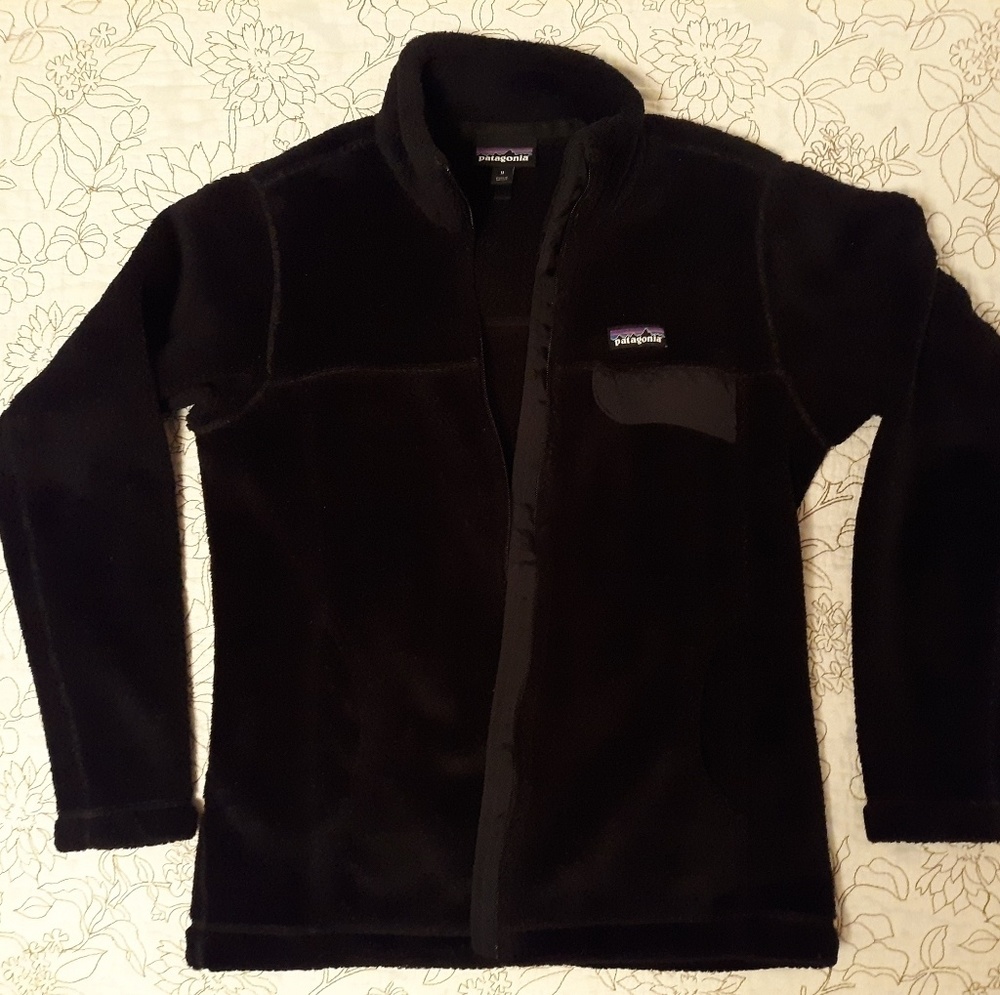 Patagonia Re-tool full zip jacket Black fleece